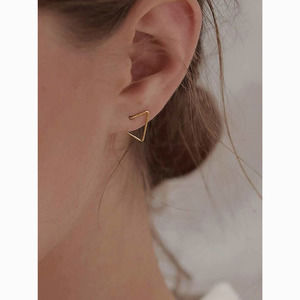 3/$30 Gold Minimalist Triangle Stud Earrings